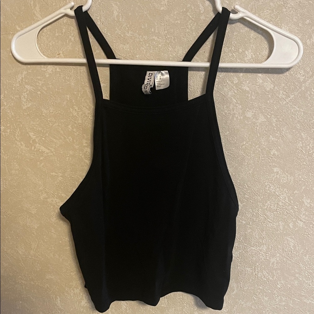 Divided Sleek Black Tank Top
